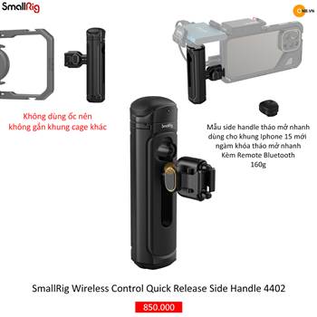 SmallRig Wireless Control Quick Release Side Handle 4402