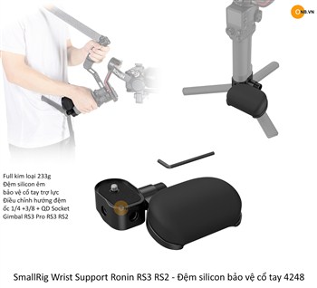 SmallRig Wrist Support Ronin RS4 RS3 RS2 - Đệm silicon bảo vệ cổ tay 4248