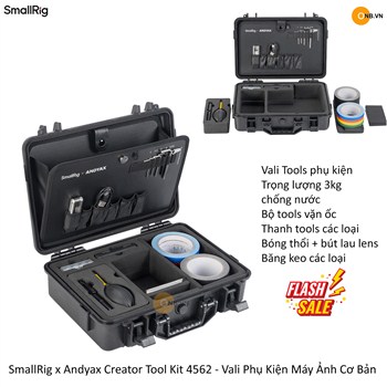 SmallRig x Andyax Creator Tool Kit 4562 - Vali Combo Phụ Kiện Máy Ảnh