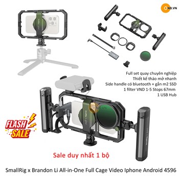 SmallRig x Brandon Li All-in-One Full Cage Video Iphone 16 15 14 13 4596