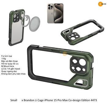 SmallRig x Brandon Li Cage iPhone 15 Pro Max Co-design Edition 4473