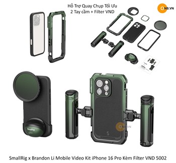 SmallRig x Brandon Li Full Kit iPhone 16 Pro Kèm Filter VND 5002