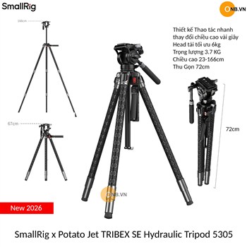 SmallRig x Potato Jet TRIBEX SE Hydraulic Tripod 5305