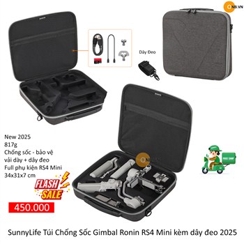 Túi Chống Sốc Gimbal Ronin RS4 Mini kèm dây đeo 2025