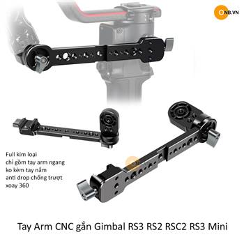 Thanh Arm CNC gắn Gimbal RS3 RS2 RSC2 RS3 Mini