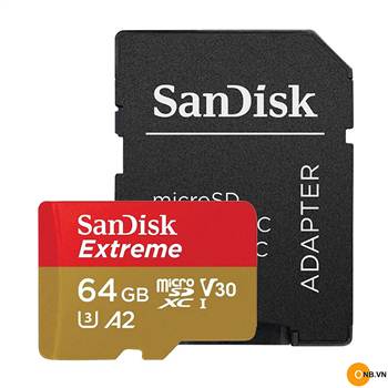 Thẻ Nhớ MicroSDXC SanDisk Extreme V30 A2 64GB 160MB/s