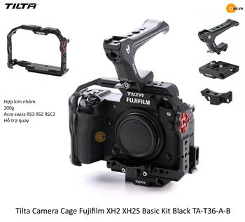 Tilta Camera Cage Fujifilm XH2 XH2S Basic Kit Black TA-T36-A-B
