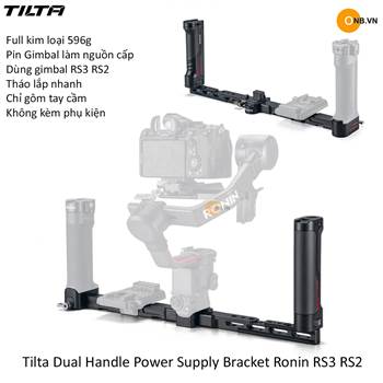 Tilta Dual Handle Power Supply Bracket Ronin RS4 Pro RS4  RS3 RS2
