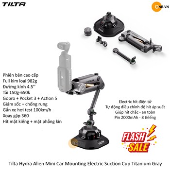 Tilta Hydra Alien Mini Car Electronic Suction Cup Pocket 3 Gopro