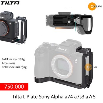 Tilta L Plate máy ảnh Sony Alpha a74 a7s3 a7r5 2025