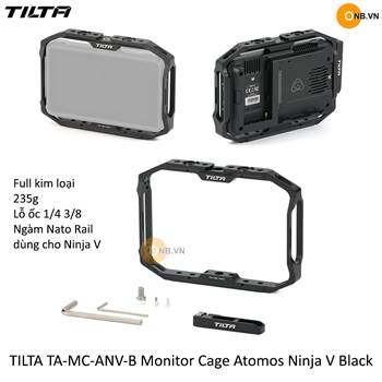 TILTA TA-MC-ANV-B Monitor Cage for Atomos Ninja V Black