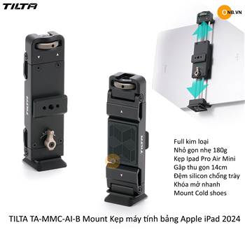 TILTA TA-MMC-AI-B Mount Kẹp máy tính bảng Apple iPad 2024