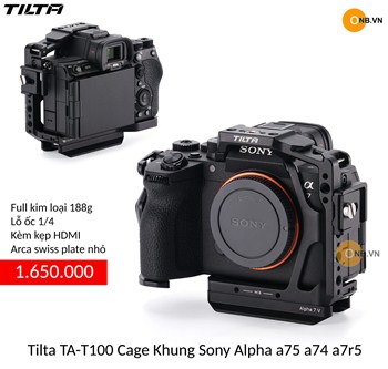 Tilta TA-T100 Cage Khung Sony Alpha a75 a74 a7r5 new 2026