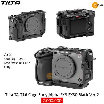 Tilta TA-T16 Cage Sony Alpha FX3 FX30 Black Ver 2