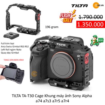 TILTA TA-T30 Cage Sony Alpha a74 - a7s3 - a7r5 - a7r4