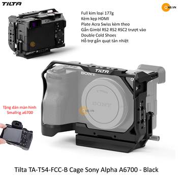 Tilta TA-T54-FCC-B Cage Sony Alpha a6700