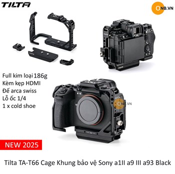 Tilta TA-T66 Cage Khung Bảo vệ Sony Alpha A1 II  A9II A9 II