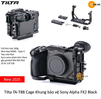 Tilta TA-T88 Cage Khung bảo vệ Sony Alpha FX2 Black