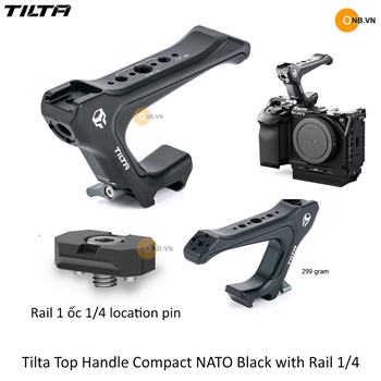 Tilta Top Handle Compact Nato Mini Rail 1/4 Black