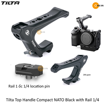 Tilta Top Handle Compact with mini rail ốc 1/4 Black