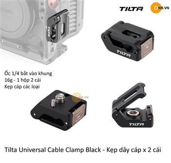 Tilta Universal Cable Clamp Black - Kẹp dây cáp x 2 cái