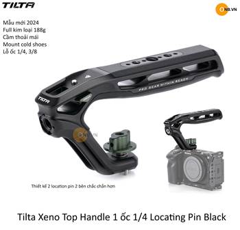 Tilta Xeno Top Handle 1 ốc 1/4 Locating Pin Black