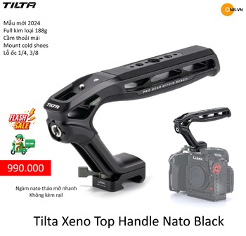 Tilta Xeno Top Handle Nato Black - Ngàm Nato tháo mở nhanh