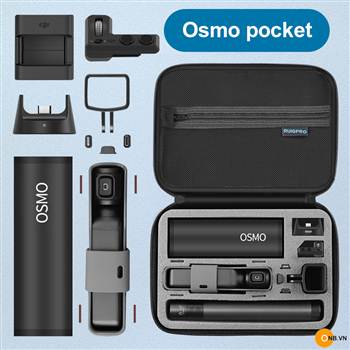Trên tay túi chống nước Ruigpro cao cấp cho Osmo Pocket cao