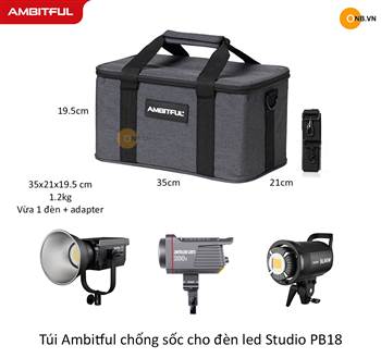 Túi Ambitful chống sốc cho đèn led Studio PB18