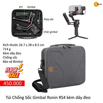 Túi Chống Sốc Gimbal Ronin RS4 kèm dây đeo bản gọn nhẹ