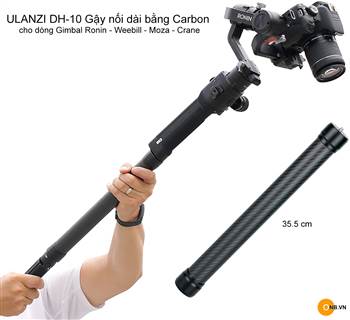 Gậy nối Mono Tripod 35cm Carbon cho Gimbal các loại