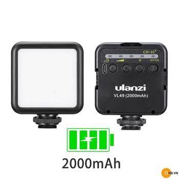 Ulanzi VL 49 Led - đèn led mini pin sạc 2000mAh nhỏ gọn