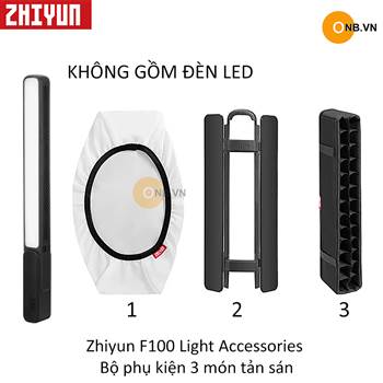 Zhiyun F100 Light Accessories - Bộ phụ kiện 3 món tản sáng